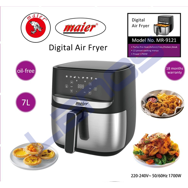 سرخ کن مایر مدل MR-9121 قیمت سرخ کن بدون روغن مایر مدل MR-9121